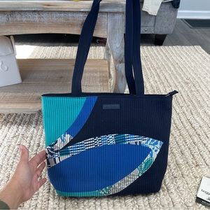 VERA BRADLEY Tote Purse Santiago Flower